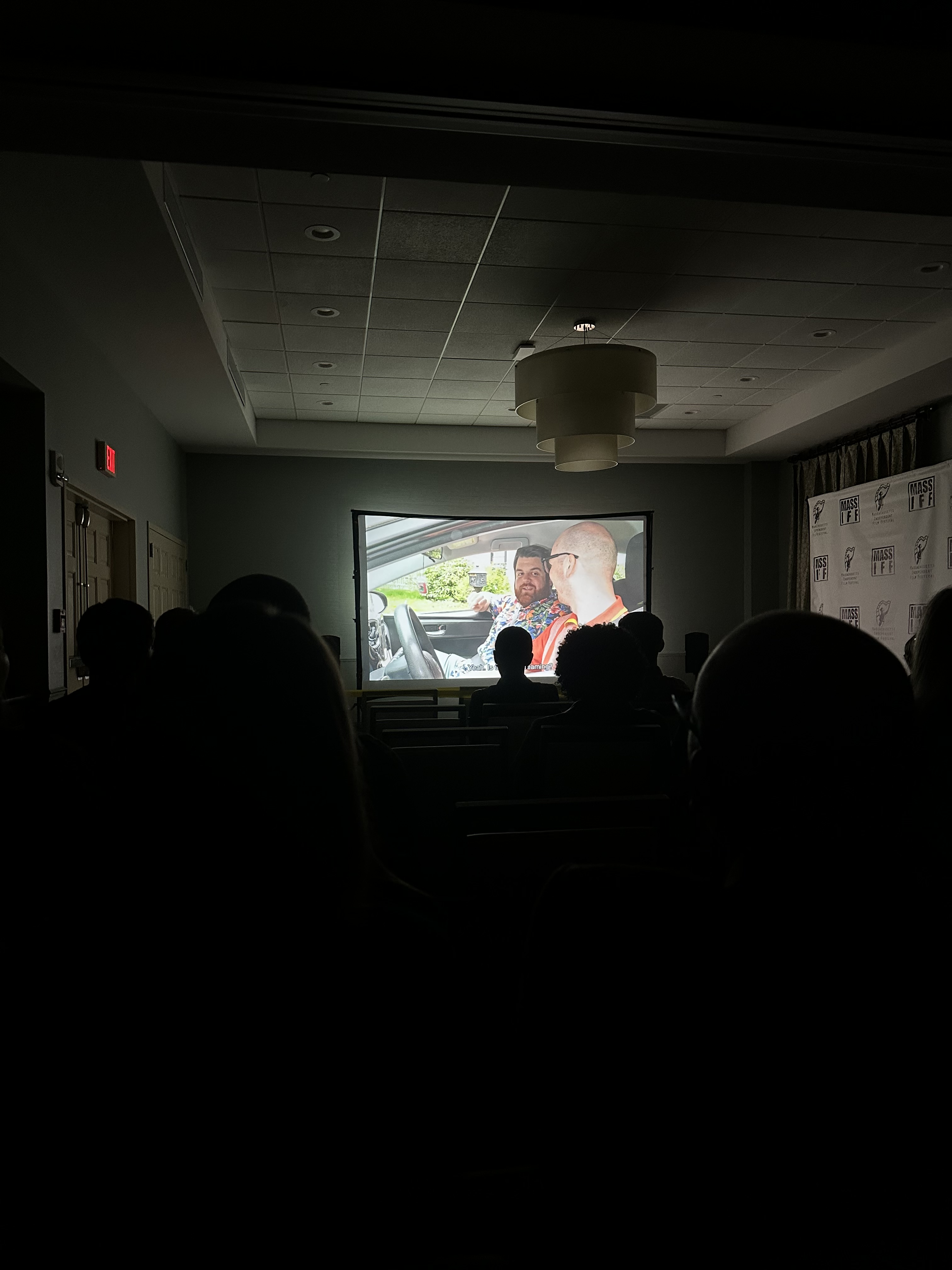 The screening room at Mass IFF